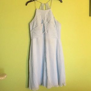 Sky blue dress